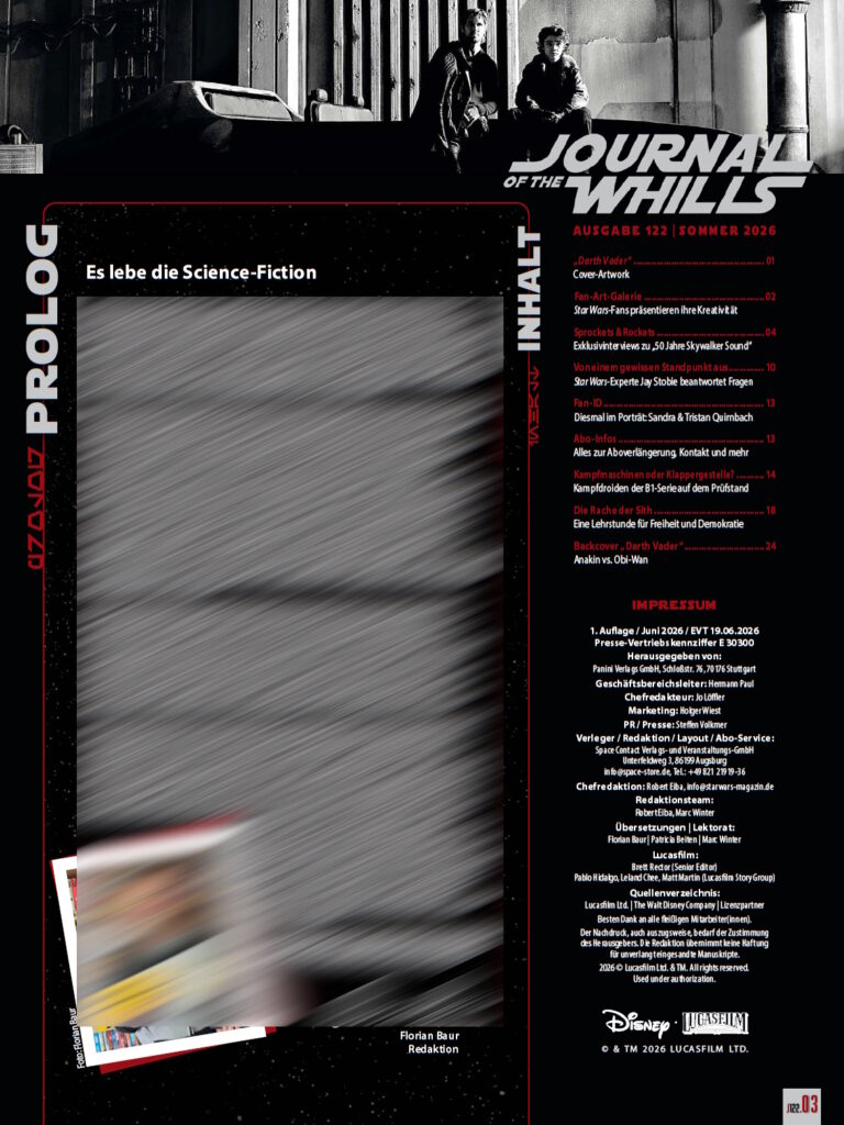 Journal of the Whills #122 - Inhalt