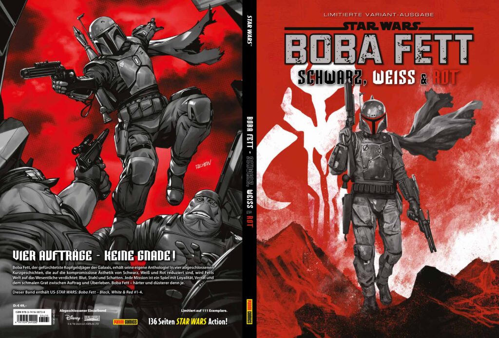 Boba Fett: Schwarz, Weiß & Rot Deluxe (Limitiertes Variantcover) (28.11.2026)