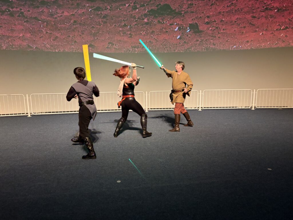 Lichtschwert-Show von Saberproject